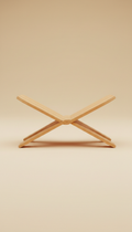 Natural Wood Quran Stand